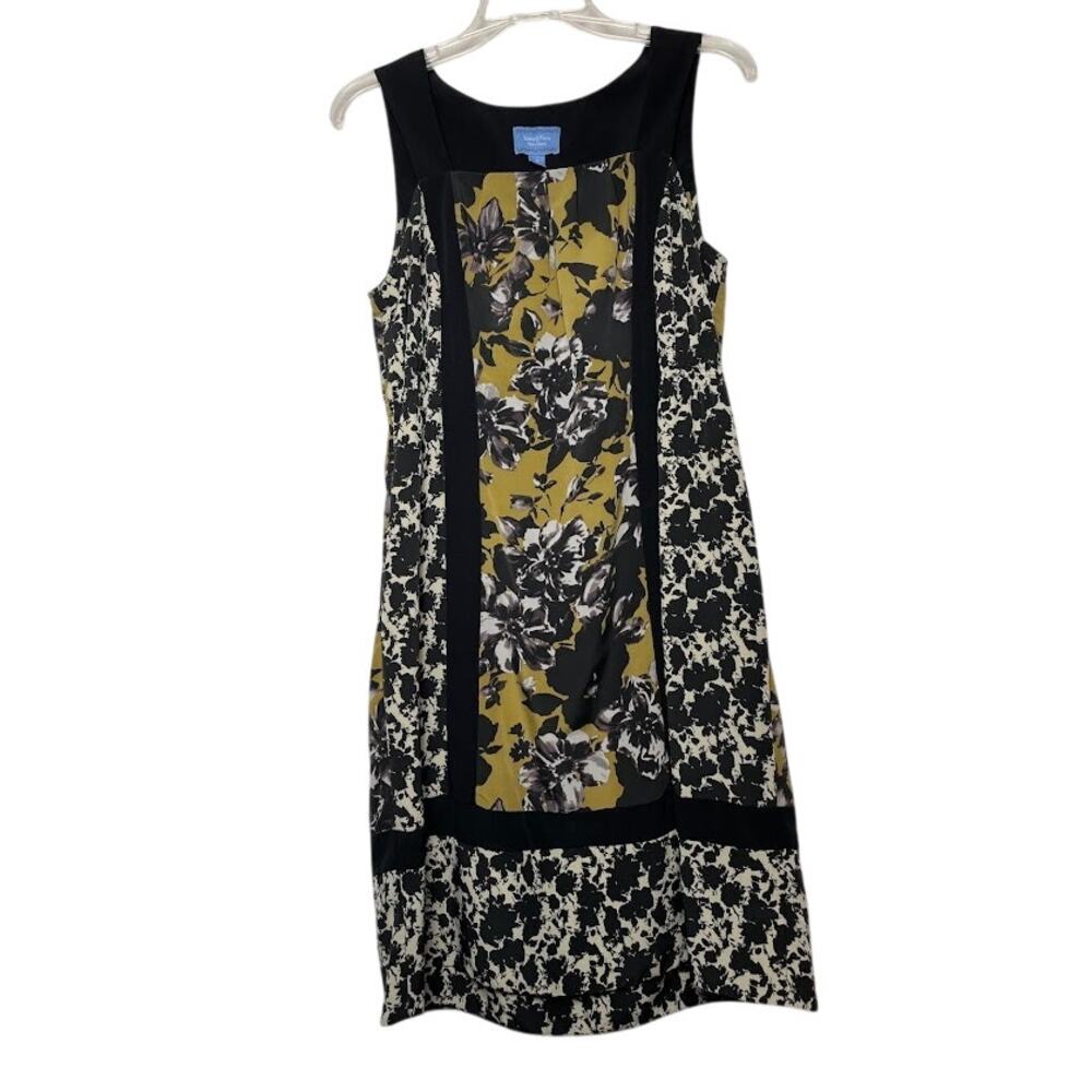 Simply Vera Vera Wang Floral Midi Dress Womens S‎ Cocktail Sleeveless Tea Party